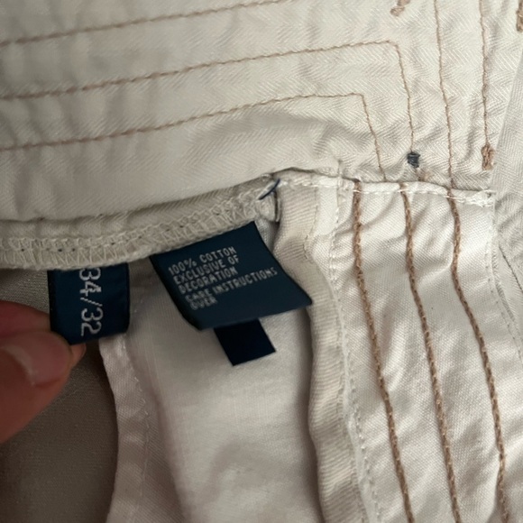 [34/32]VTG Polo Ralph Lauren Beige Cargo Pants - Picture 7 of 12